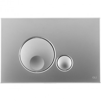 Кнопка смыва механическая OLI Globe 152951 хром матовый
