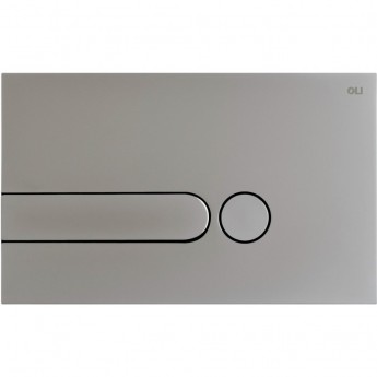 Кнопка смыва механическая OLI Iplate 670006 хром матовый