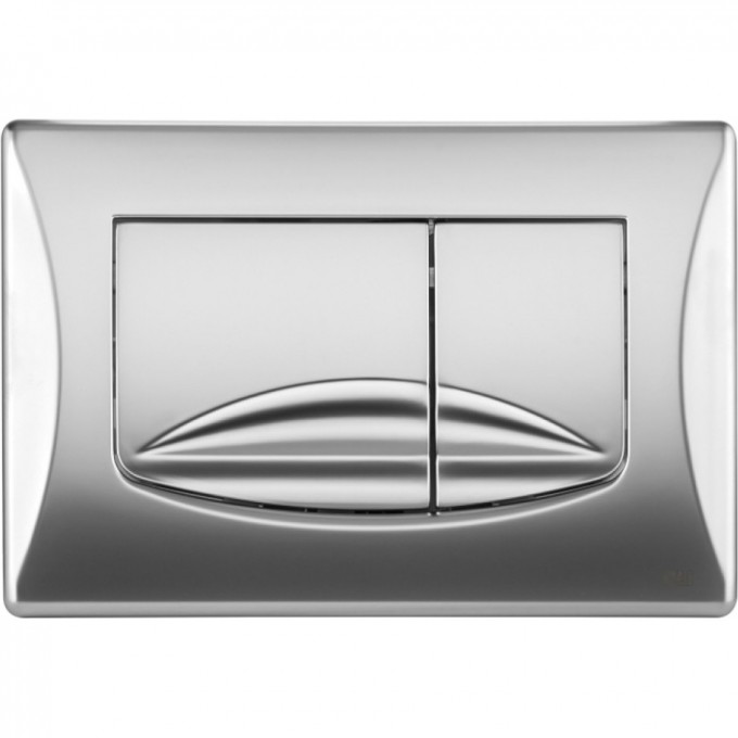 Кнопка смыва механическая OLI River Dual хром матовый 638506