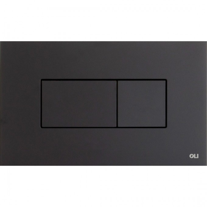 Кнопка смыва OLI KARISMA пневматическая пластик черный soft-touch 641015
