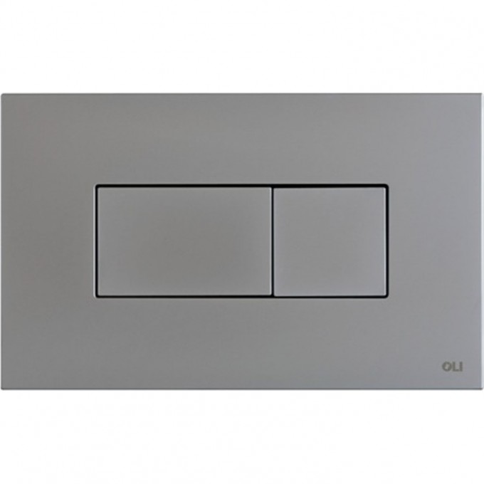 Кнопка смыва OLI KARISMA пневматическая пластик хром матовый 641006