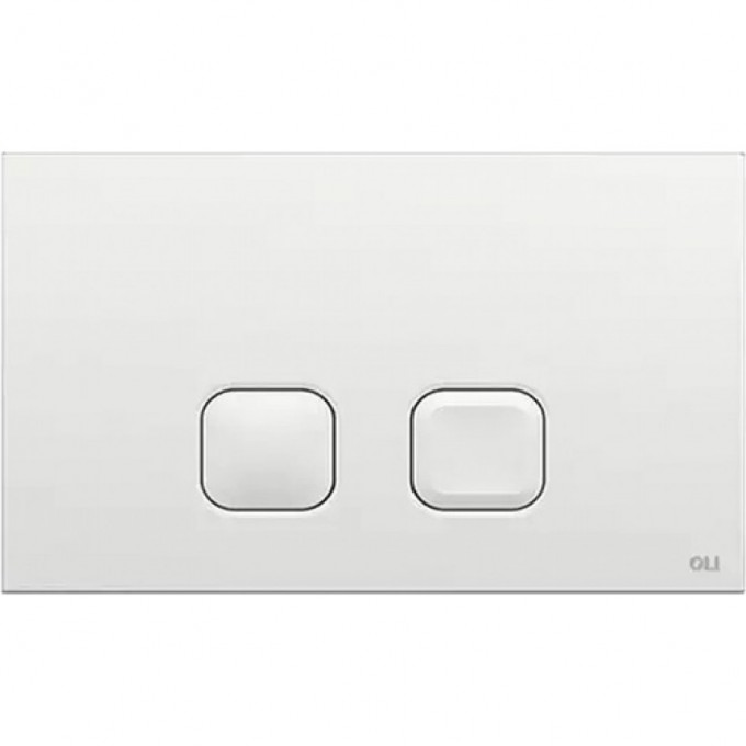 Кнопка смыва OLI Plain , белая 070826