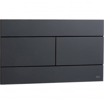 Кнопка смыва OLI SLIM 659055 пластик soft-touch черный