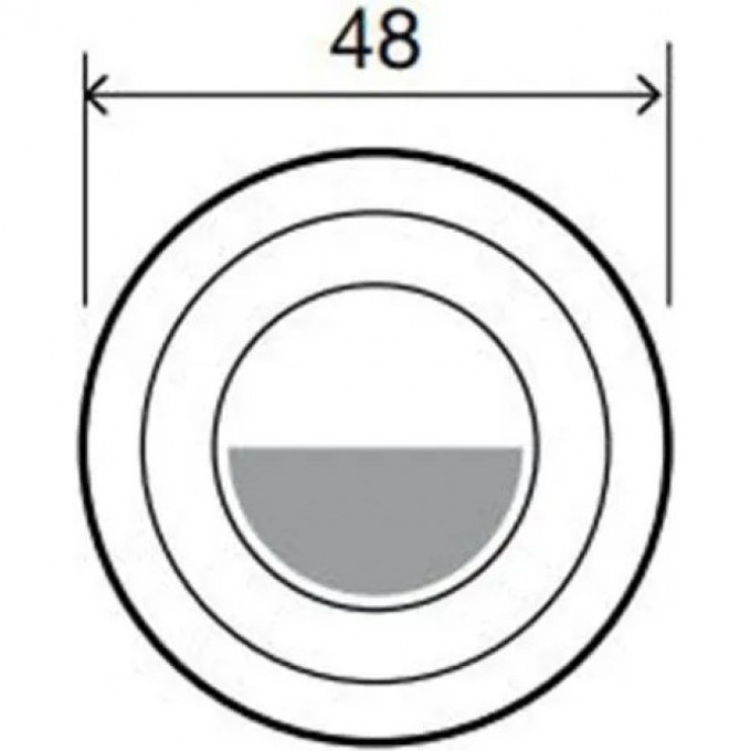 Кнопка смыва OLI Sphera- , хром глянцевый 605274