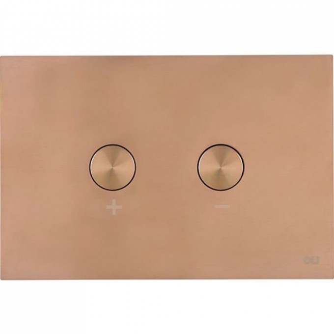 Кнопка смыва пневматическая OLI Blink бронза 878782