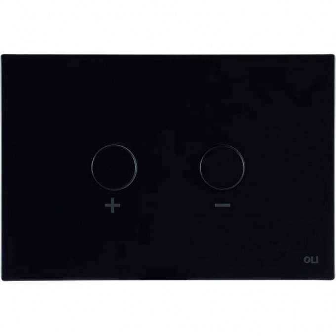 Кнопка смыва пневматическая OLI Blink черный 878490/887191