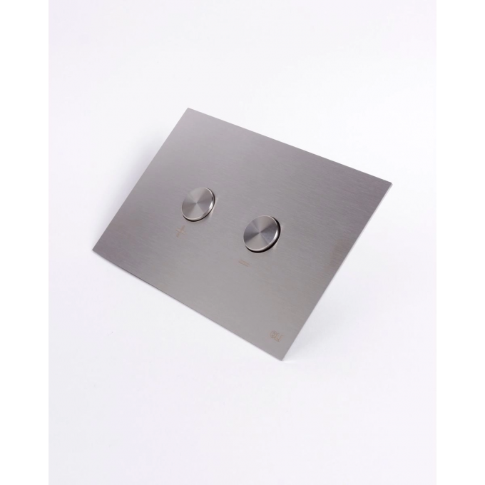 Кнопка смыва пневматическая OLI Blink сталь хром 093399