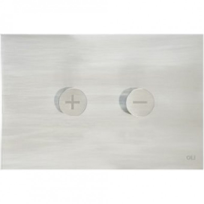 Кнопка смыва пневматическая OLI Trumpet нержавеющая сталь, матовый 046198