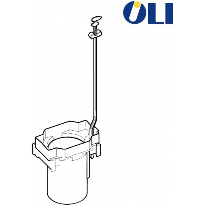 Направляющая OLI для спускного клапана для инсталляций OLI74, OLI80 026701